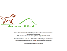 Tablet Screenshot of draussen-mit-hund.de